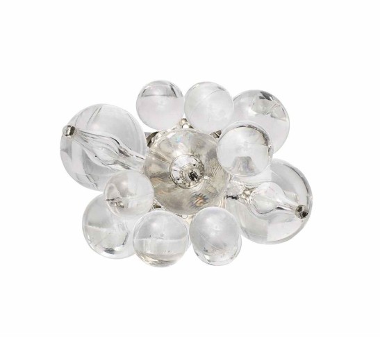 Cloud Napkin Ring in Clear, Set of 4