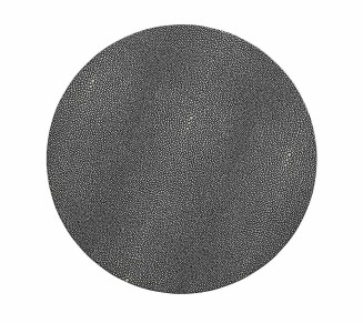 Pebble Placemat in Gunmetal, Set of 4