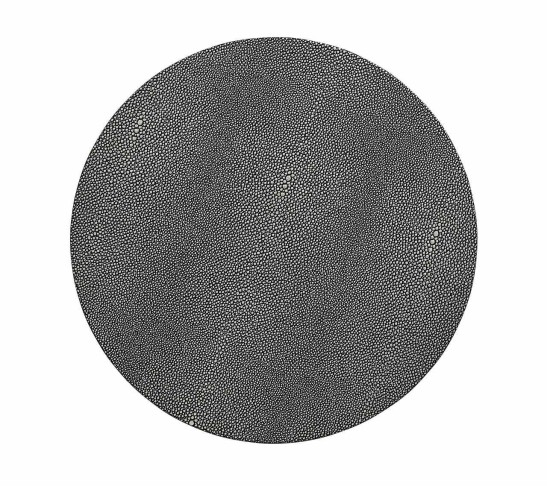 Pebble Placemat in Gunmetal, Set of 4