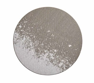 Metafoil Placemat in Taupe & Sliver, Set of 4