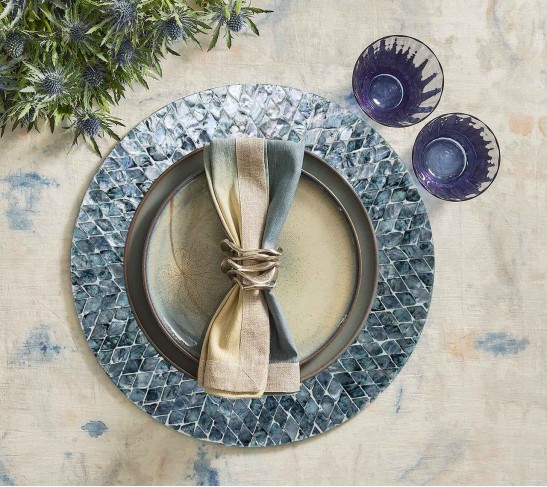 Bayou Placemat in Ink, Set of 4
