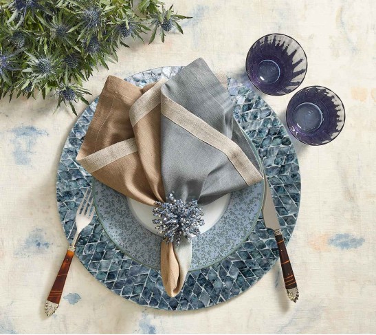 Bayou Placemat in Ink, Set of 4