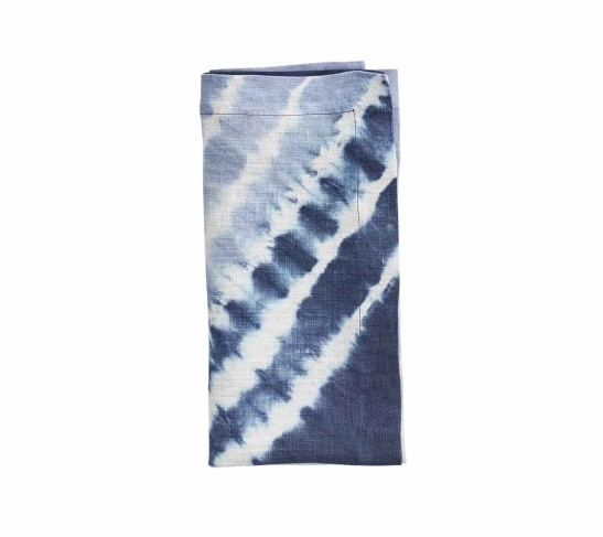 Duo Dye Napkin in Navy & Periwinkle, Set of 4
