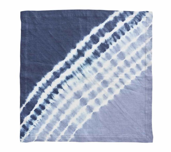 Duo Dye Napkin in Navy & Periwinkle, Set of 4