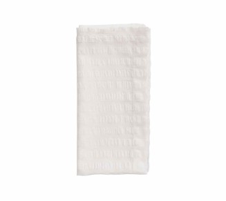 Seersucker Napkin in White, Set of 4