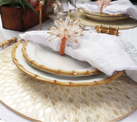 Marquis Placemat in Champagne, Set of 4