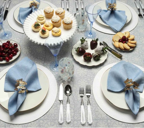 Saigon Placemat in White, Set of 4