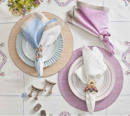 Portofino Placemat in Lilac, Set of 4