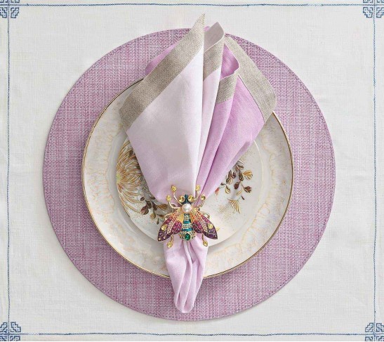 Portofino Placemat in Lilac, Set of 4