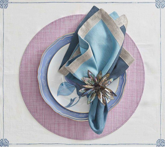 Portofino Placemat in Lilac, Set of 4