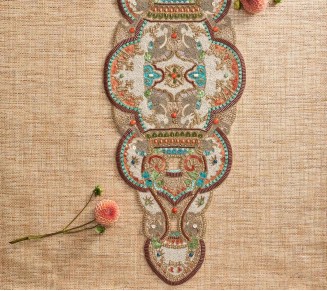 Mogul Table Runner in Multi