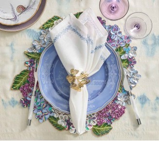 Oriente Italiano Dinner Plate, Pervinca, Set of 2