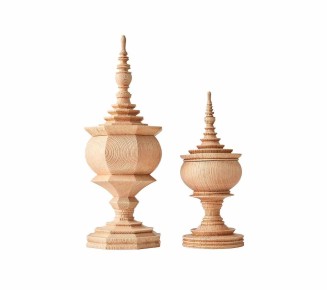 Decor Totem in Natural, Set of 2 in a Box