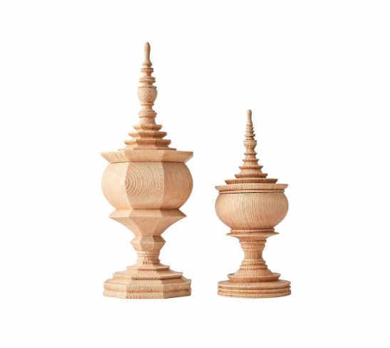 Decor Totem in Natural, Set of 2 in a Box