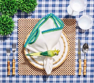 Classic Bamboo Dinner Plate, Set of 4