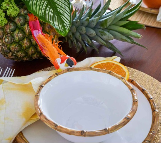 Classic Bamboo Dinner Plate, Set of 4