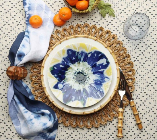 Classic Bamboo Dinner Plate, Set of 4