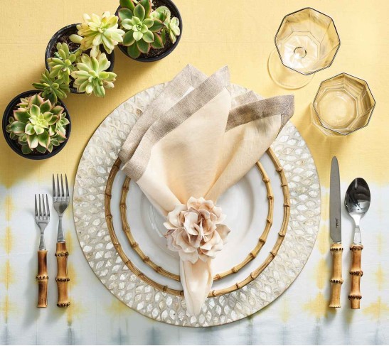 Classic Bamboo Dinner Plate, Set of 4