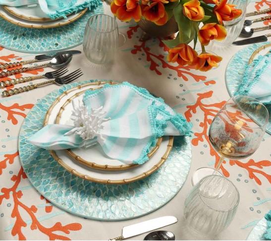 Classic Bamboo Dinner Plate, Set of 4