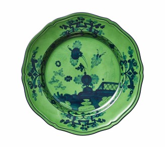 Oriente Italiano Dinner Plate, Malachite, Set of 2