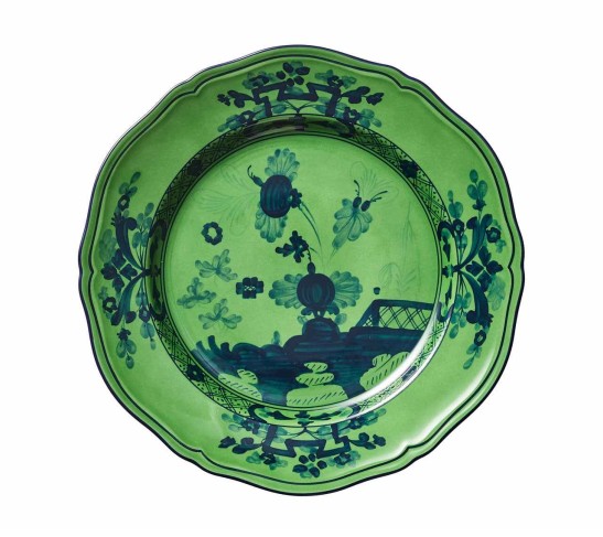 Oriente Italiano Dinner Plate, Malachite, Set of 2