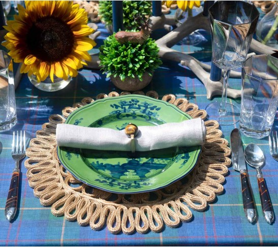 Oriente Italiano Dinner Plate, Malachite, Set of 2