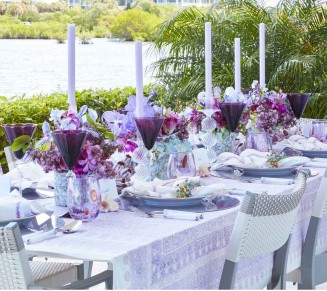 Provence Tablecloth in Lilac