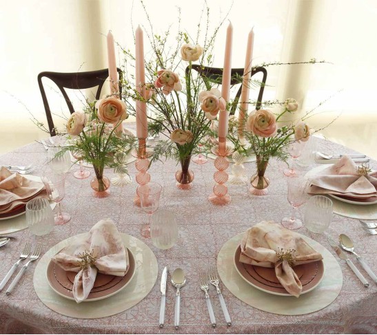 Provence Tablecloth in Mauve