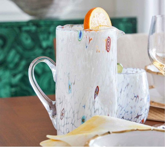 Gala Tumbler in White, Set of 4