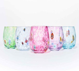 Gala Tumbler in Pink, Set of 4