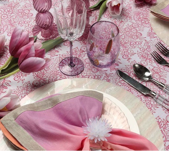Mirage Napkin Ring in Iridescent, Set of 4