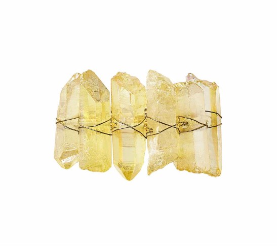 Radiant Napkin Ring in Yellow, Set of 4