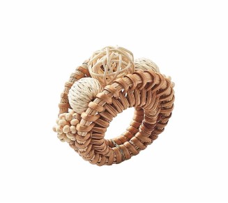 Playa Napkin Ring in Natural, Set of 4