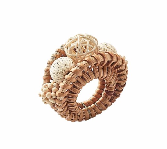 Playa Napkin Ring in Natural, Set of 4