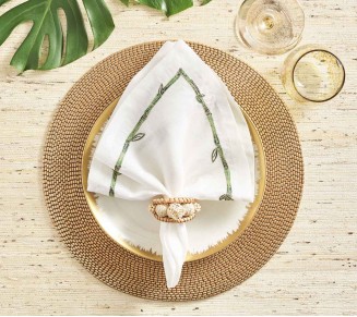 Playa Napkin Ring in Natural, Set of 4