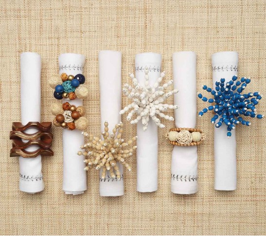 Playa Napkin Ring in Natural, Set of 4