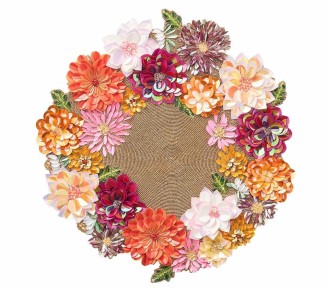 Dahlia Placemat in Multi, Set of 2