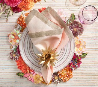 Dahlia Placemat in Multi, Set of 2