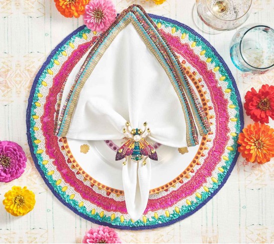 Chakra Placemat in Multi, Set of 2
