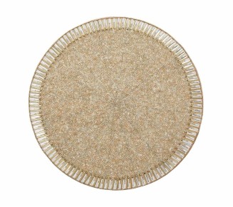 Bevel Placemat in Gold & Silver, Set of 4