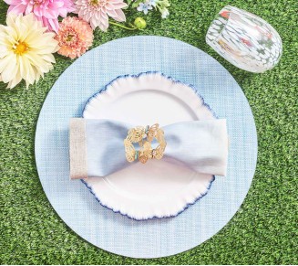 Portofino Placemat in Periwinkle, Set of 4
