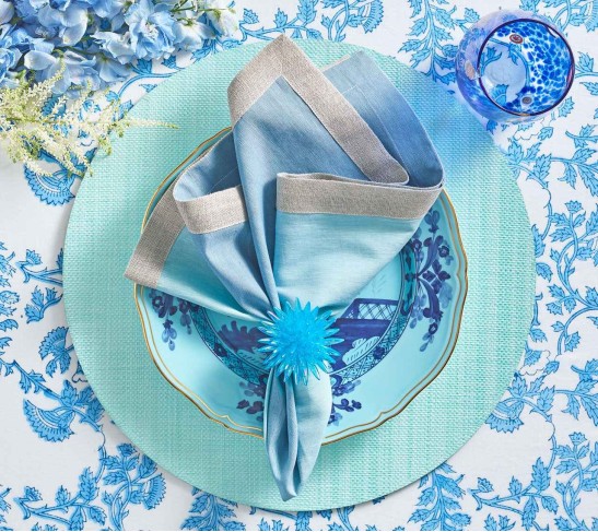 Portofino Placemat in Seafoam, Set of 4