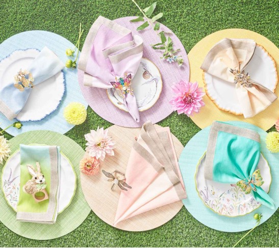 Portofino Placemat in Green, Set of 4