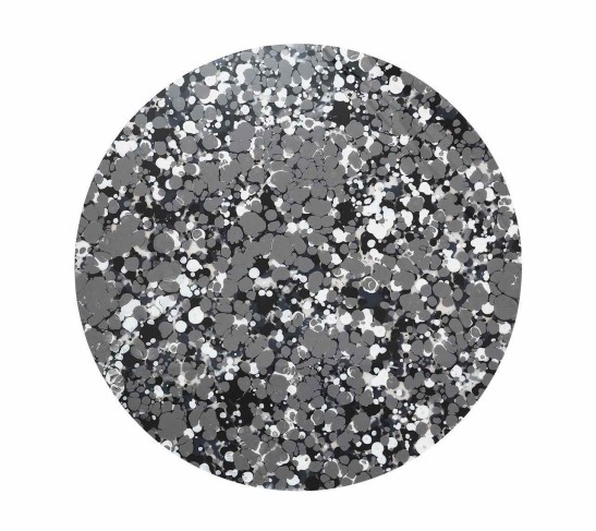 Splash Placemat in Gray & Black, Set of 4