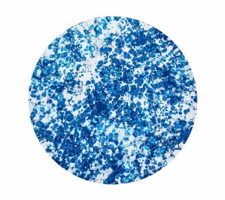 Splash Placemat in White & Blue, Set of 4