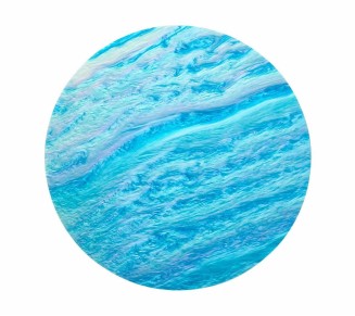 Mirage Placemat in Aqua, Set of 4