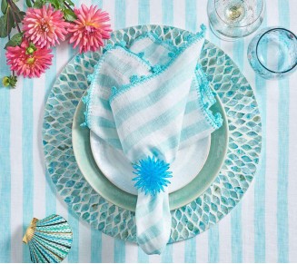 Marquis Placemat Seafoam, Set of 4
