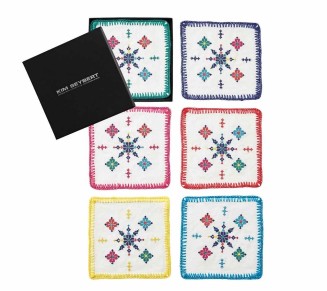 Fez Cocktail Napkins in Multi, Set of 6 in a Gift Box