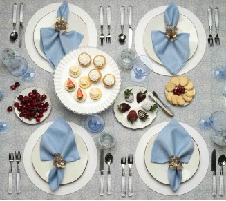 Provence Tablecloth in Periwinkle