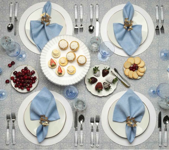Provence Tablecloth in Periwinkle